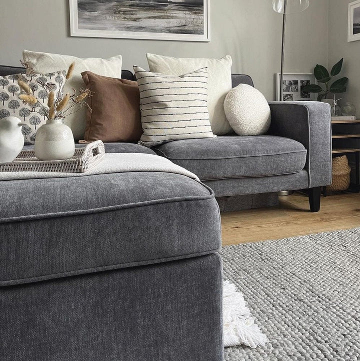 Luis 3 Seater Sofa for Living Room - Grey