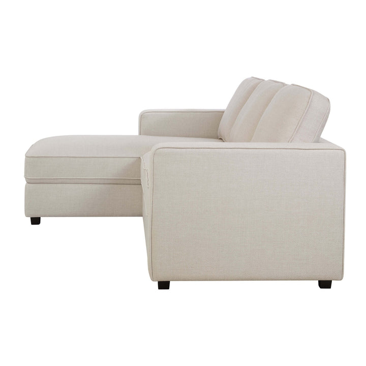 Soho Left Hand Storage Chaise Sofa - Beige