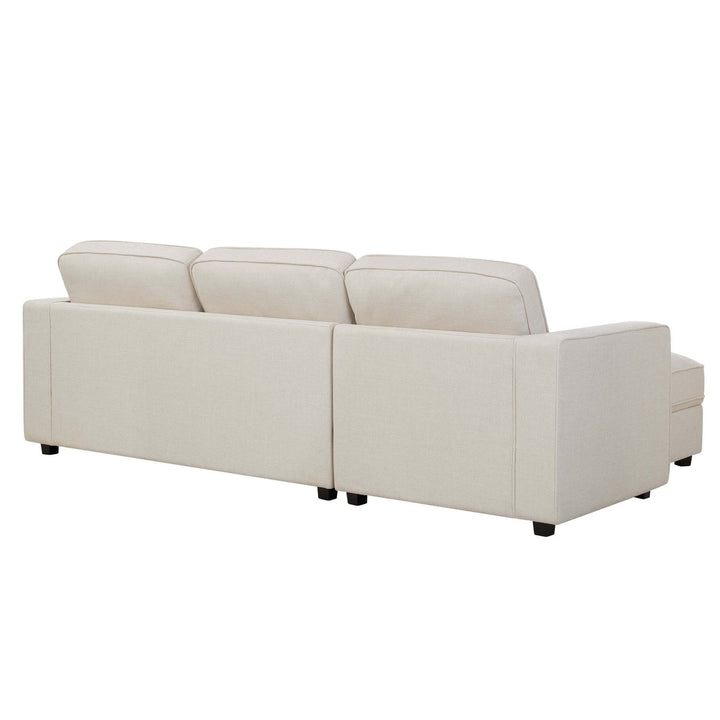 Soho Left Hand Storage Chaise Sofa - Beige