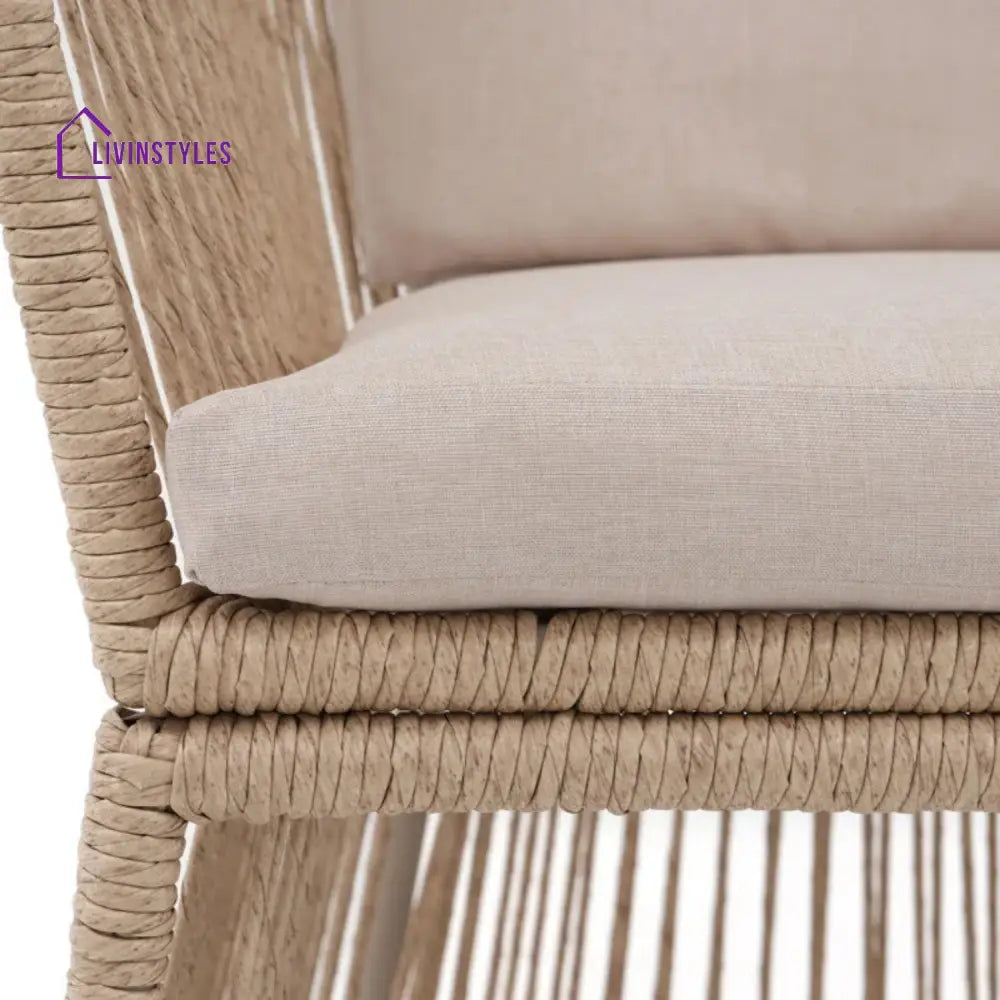 Soledad 2-Piece Outdoor Rope Patio Chairs - Patio Chairs