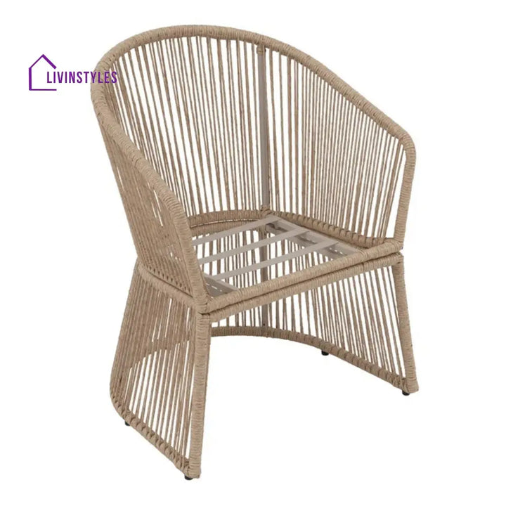 Soledad 2-Piece Outdoor Rope Patio Chairs - Patio Chairs