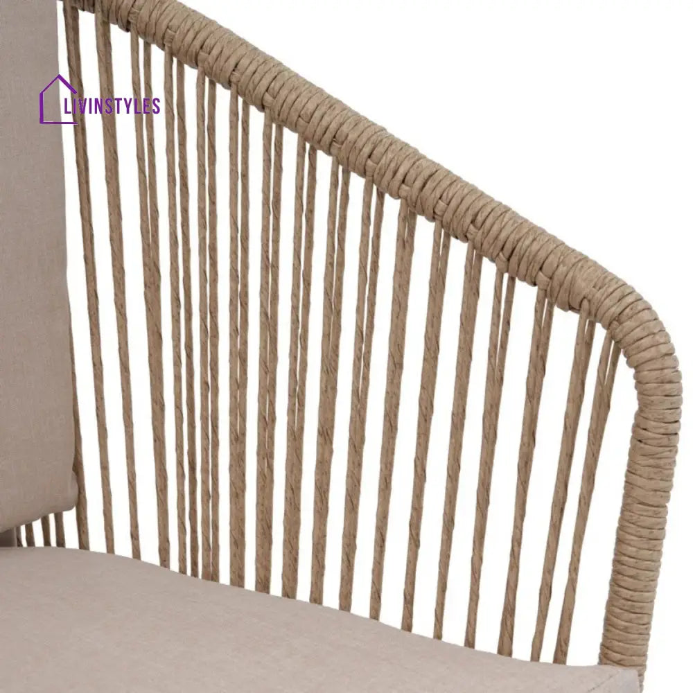 Soledad 2-Piece Outdoor Rope Patio Chairs - Patio Chairs