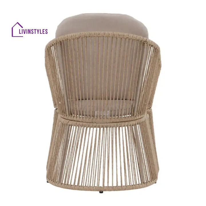 Soledad 2-Piece Outdoor Rope Patio Chairs - Patio Chairs