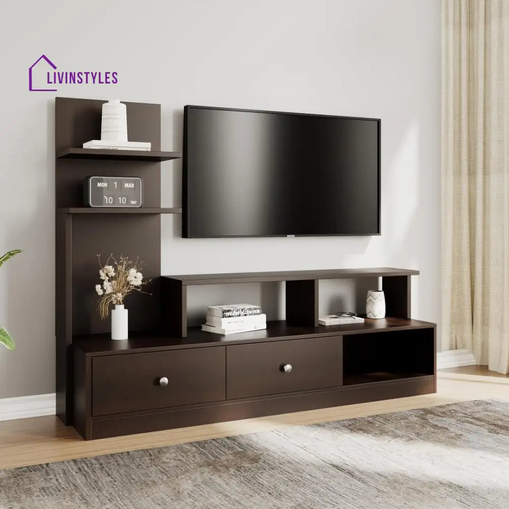 Alexey Low Height Wall Unit (Wenge) Home Furniture