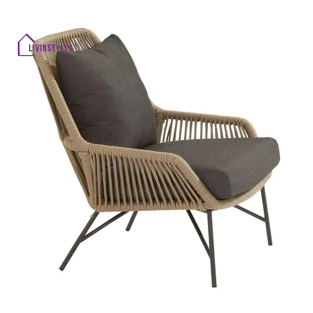 Sophie 4-Piece Outdoor Rope Patio Conversation Loveseat Furniture - Sofa Set
