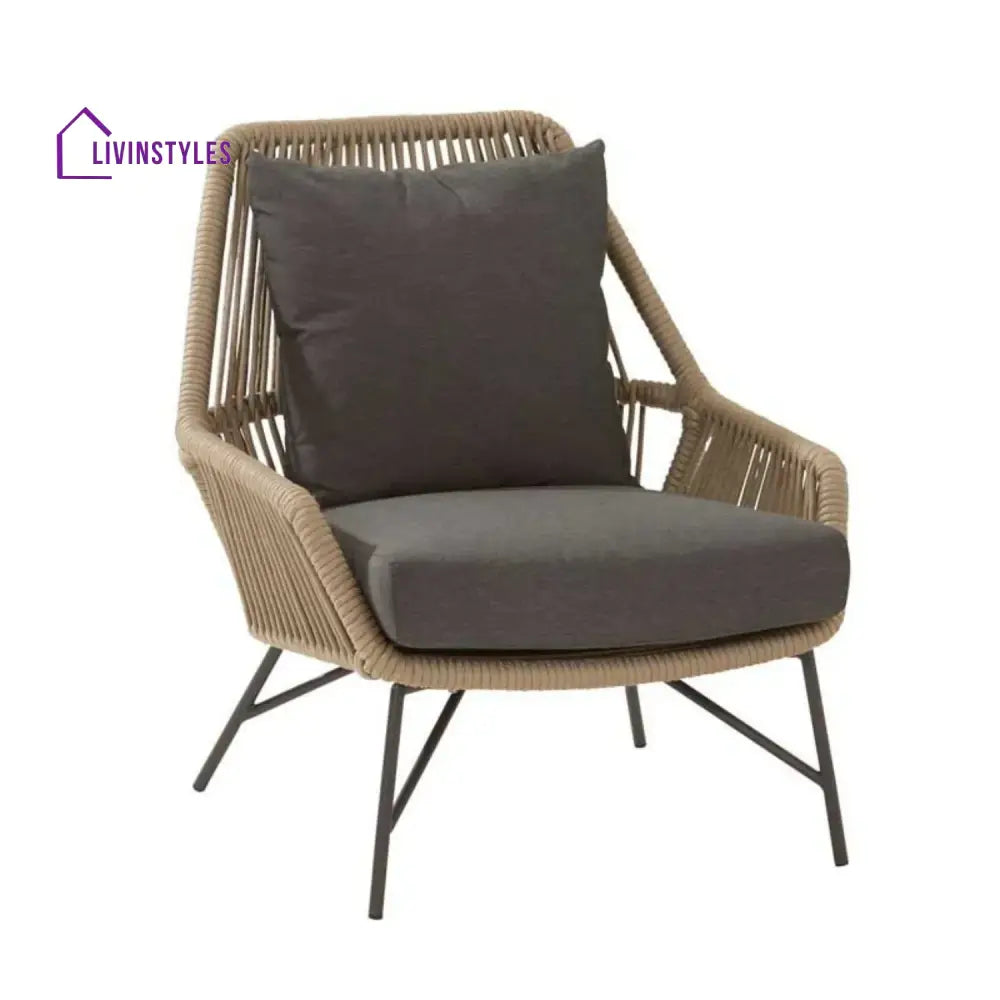 Sophie 4-Piece Outdoor Rope Patio Conversation Loveseat Furniture - Sofa Set