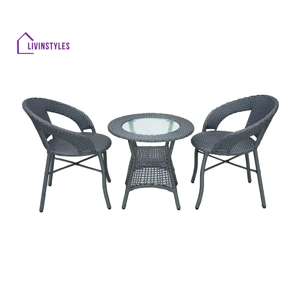 Soraya 3-Piece Outdoor Rattan Wicker Patio Bistro Set Patio Set