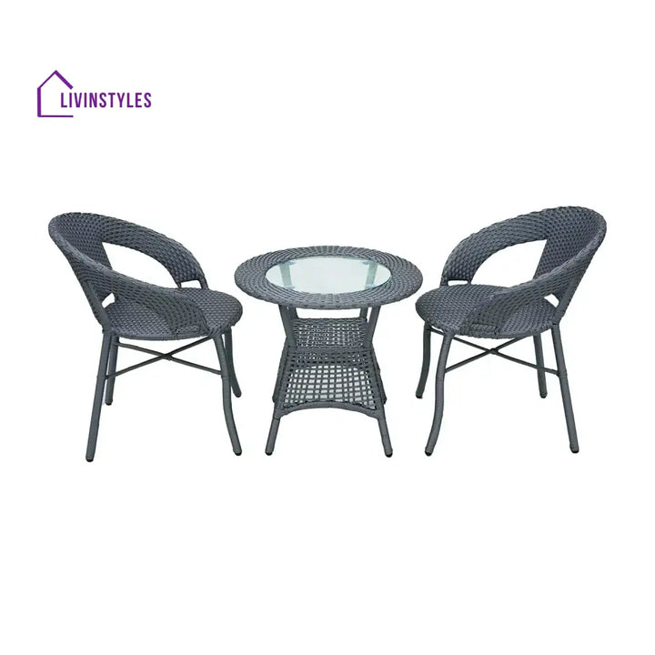 Soraya 3-Piece Outdoor Rattan Wicker Patio Bistro Set Patio Set