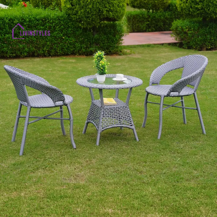 Soraya 3-Piece Outdoor Rattan Wicker Patio Bistro Set Patio Set