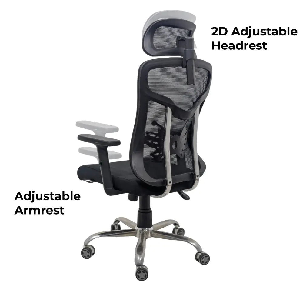 Sovereign Mesh High Back Office Chair with Head Rest