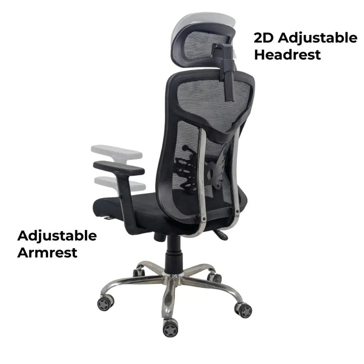 Sovereign Mesh High Back Office Chair with Head Rest