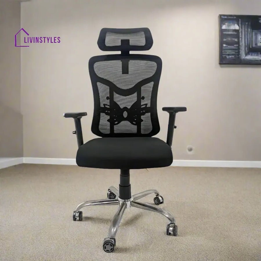 Sovereign Mesh High Back Office Chair with Head Rest