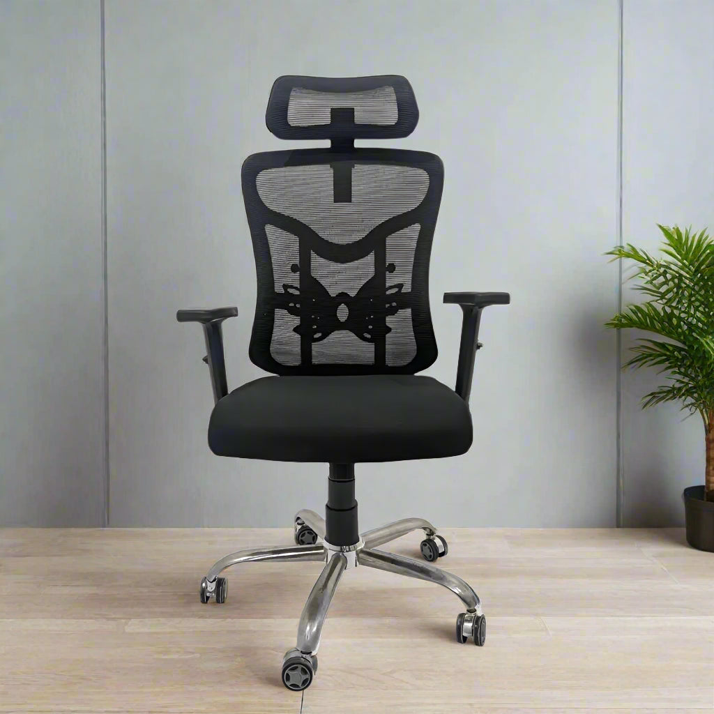 Sovereign Mesh High Back Office Chair with Head Rest