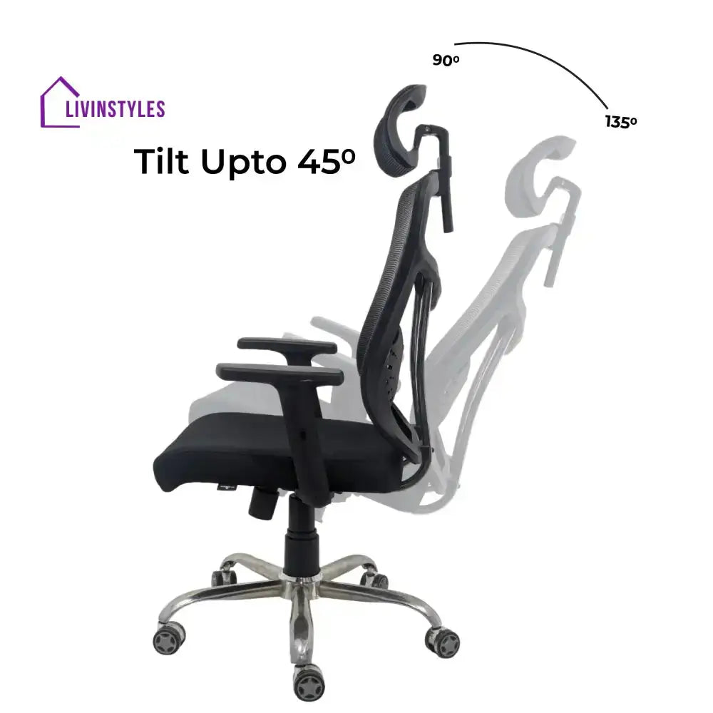 Sovereign Mesh High Back Office Chair with Head Rest