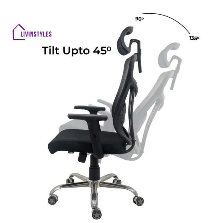 Sovereign Mesh High Back Office Chair with Head Rest