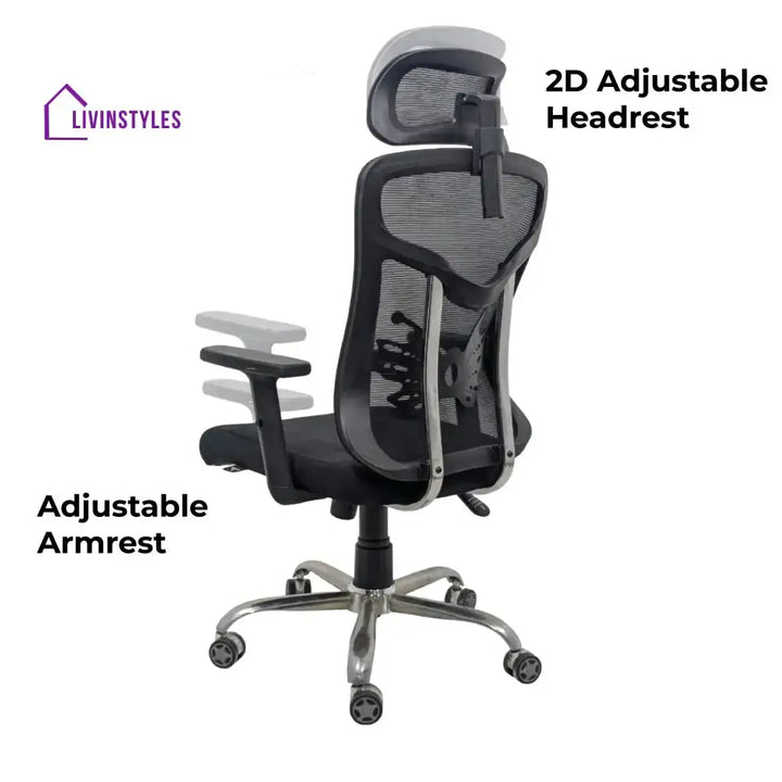 Sovereign Mesh High Back Office Chair with Head Rest