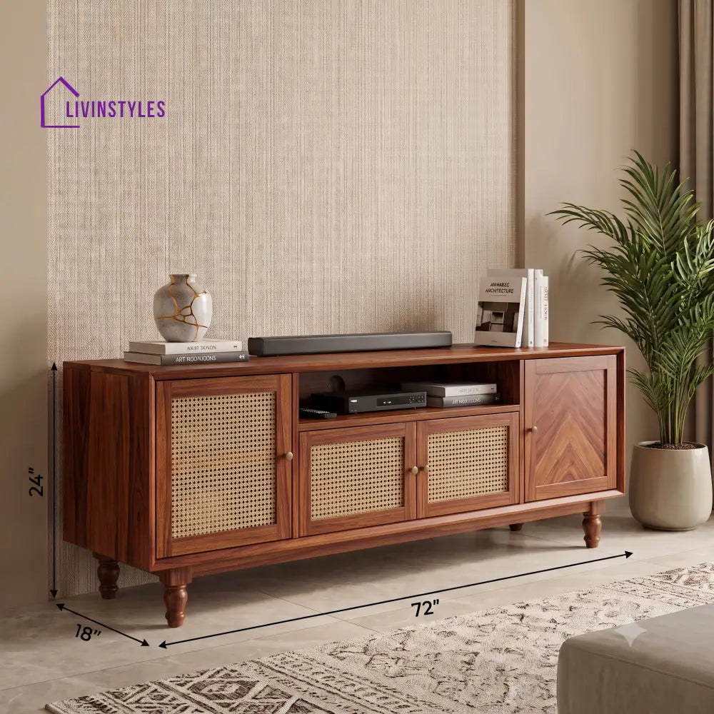 Srinivas Solid Sheesham Wood Tv Unit for Living Room | Tv Cabinet | Tv Console