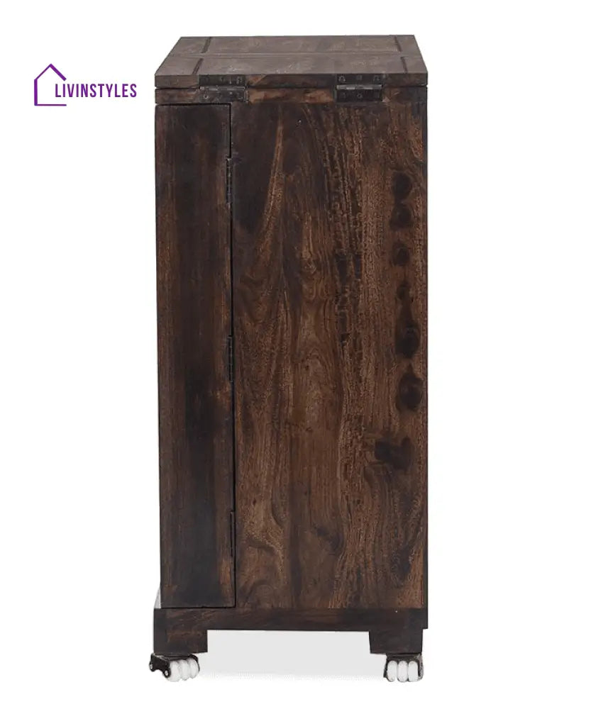 Stanislav Solid Wood Bar Cabinet Bar