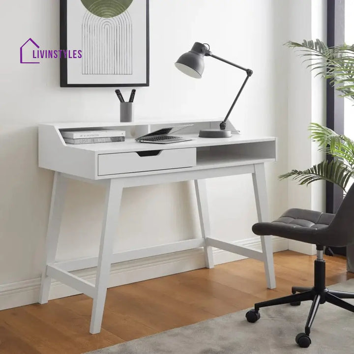 Stanislav Solid Wood Study Table for Students