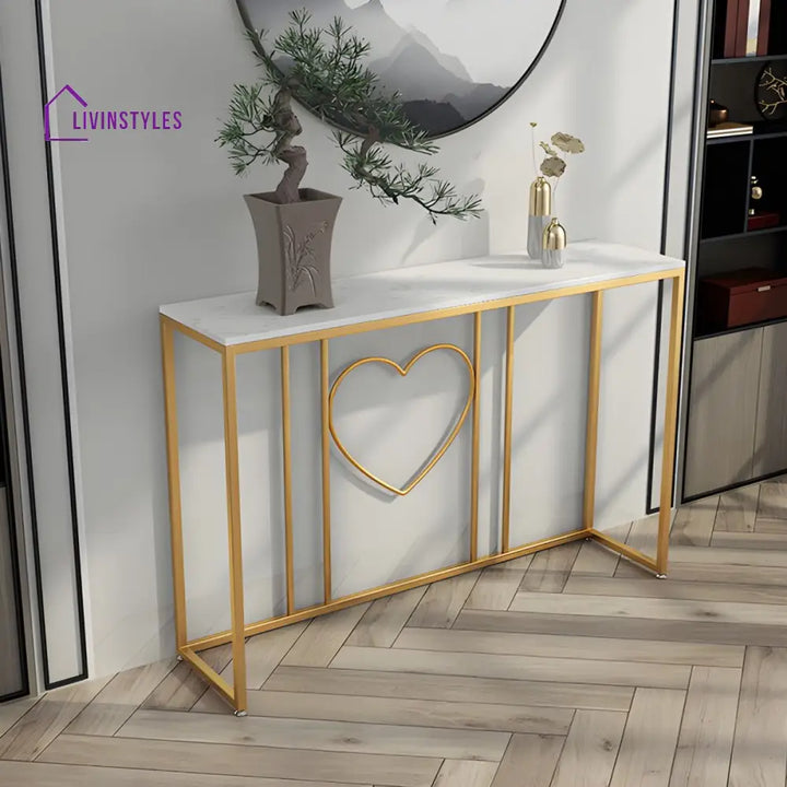 Stanislav Stainless Steel Console Table for Living Room
