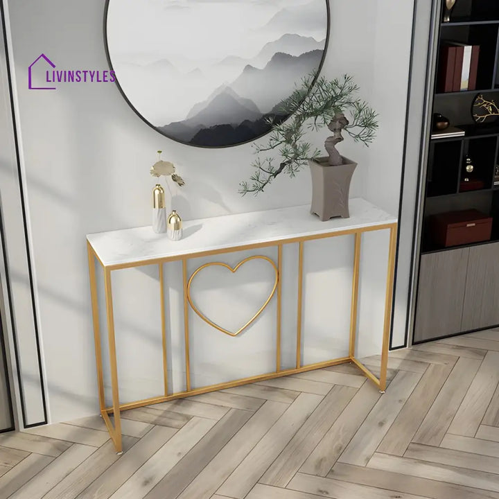 Stanislav Stainless Steel Console Table for Living Room