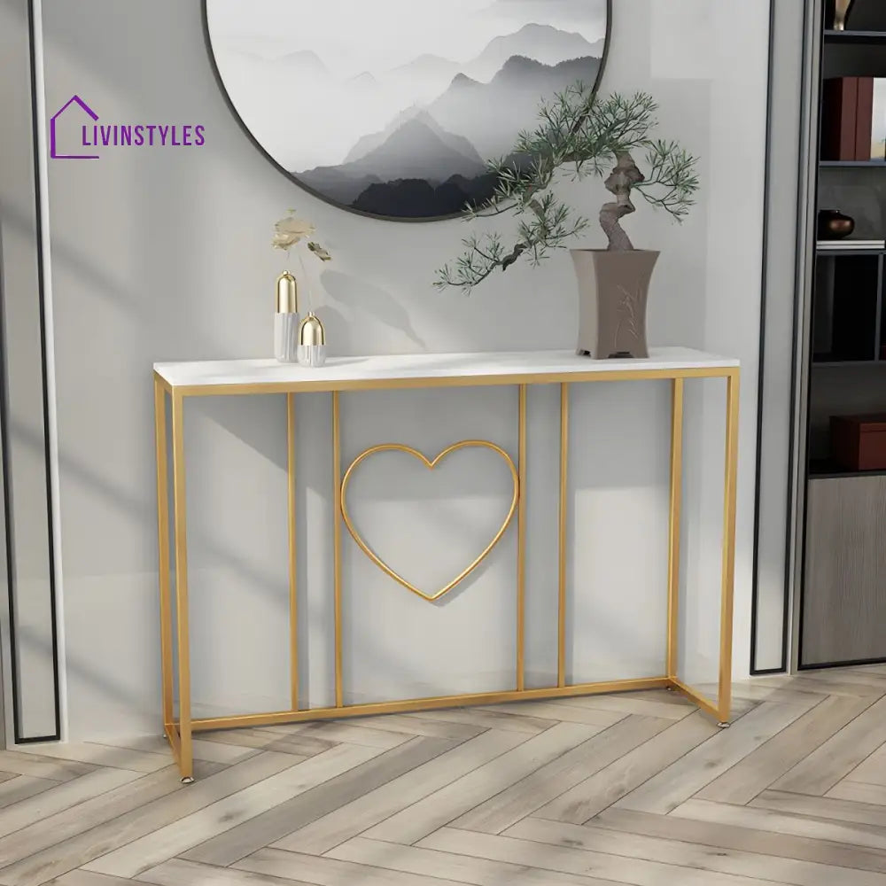 Stanislav Stainless Steel Console Table for Living Room