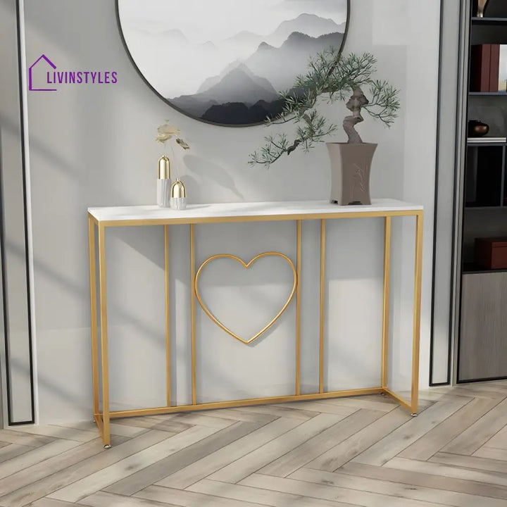 Stanislav Stainless Steel Console Table for Living Room