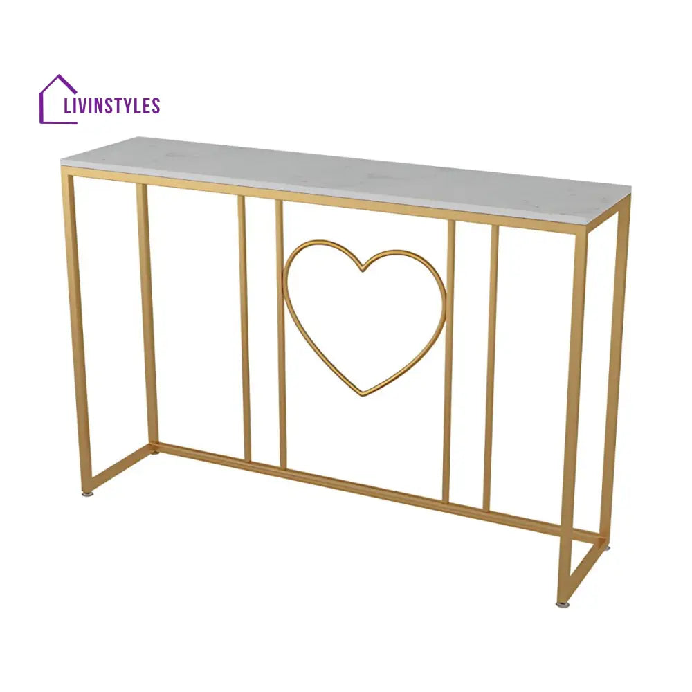 Stanislav Stainless Steel Console Table for Living Room