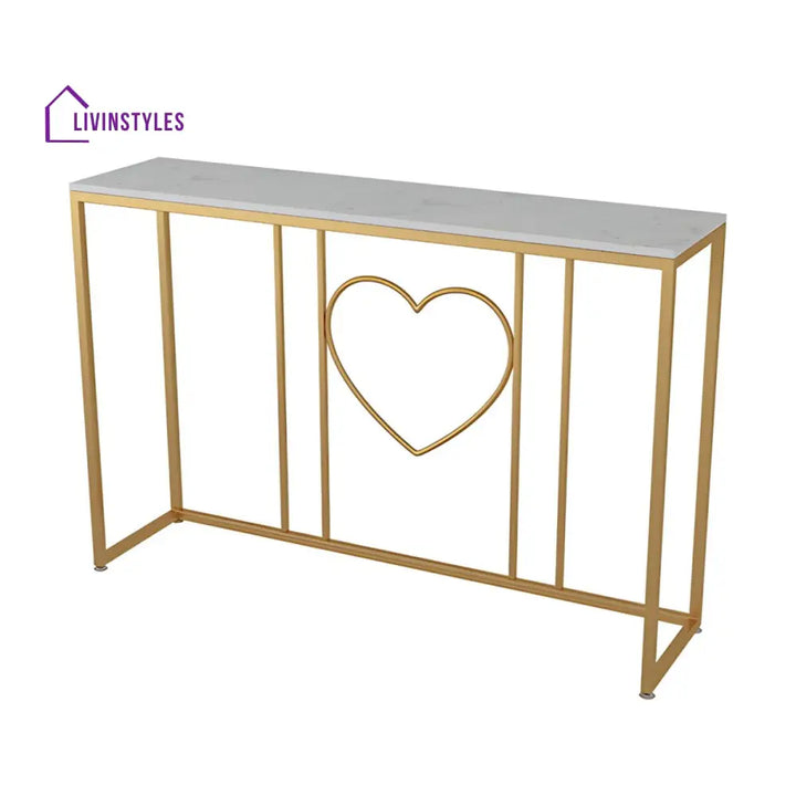 Stanislav Stainless Steel Console Table for Living Room