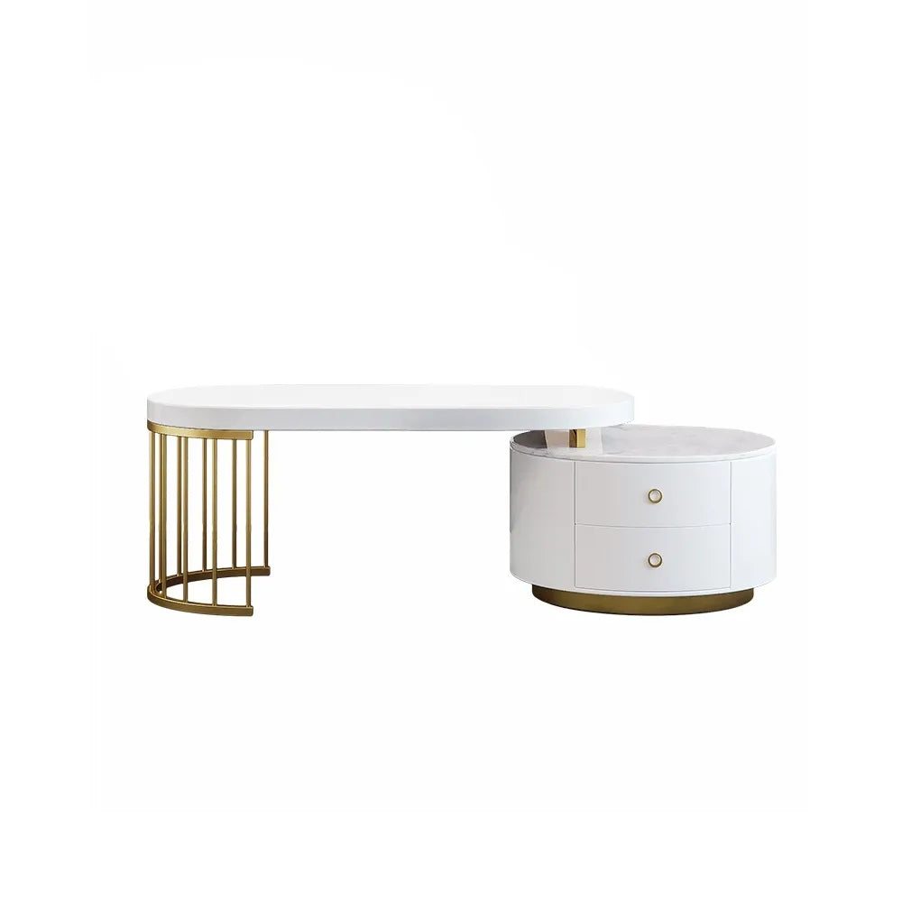 Inna Contemporary White Centre Table