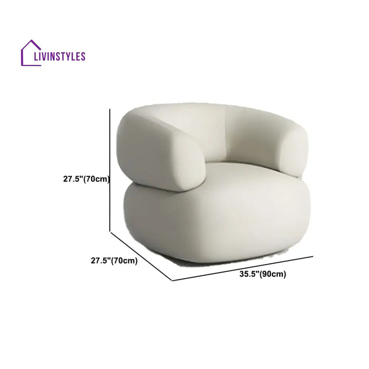 Stepan Boucle Fabric Sofa Set for Living Room | 3 + 1 + 1 Sofa Set for Living Room