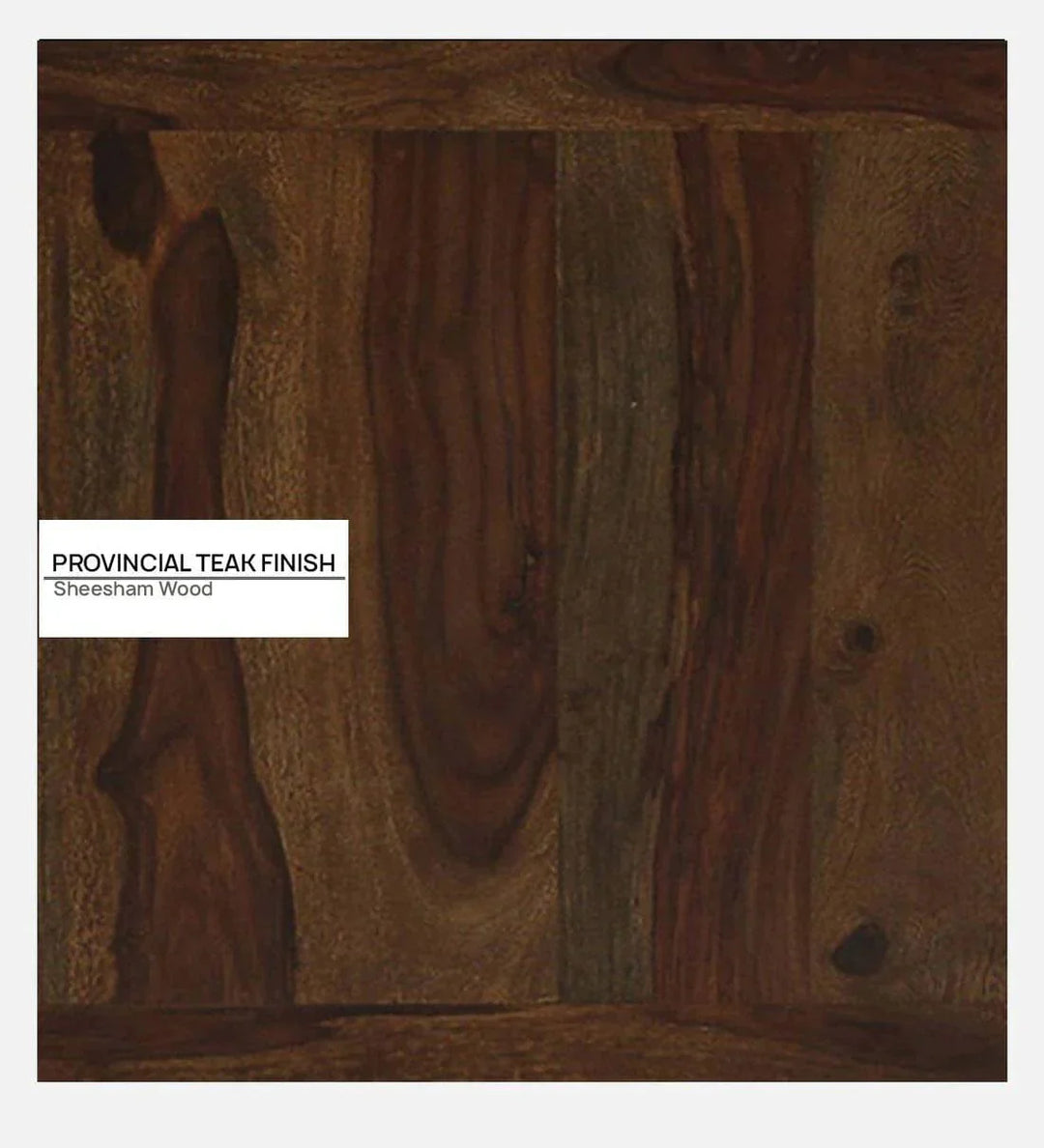 Stigen Sheesham Wood Coffee Table In Provincial Teak Finish With Glass Top