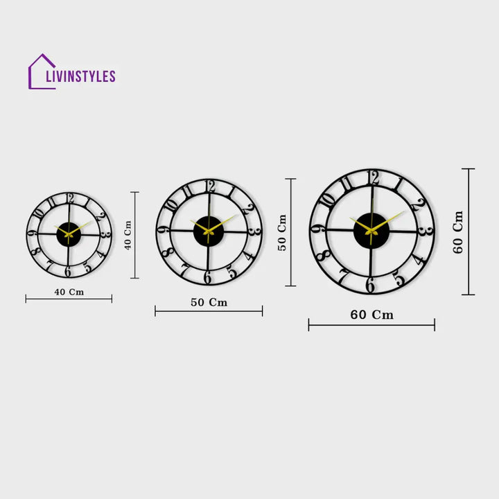 Stylish Design Metal Wall Clock