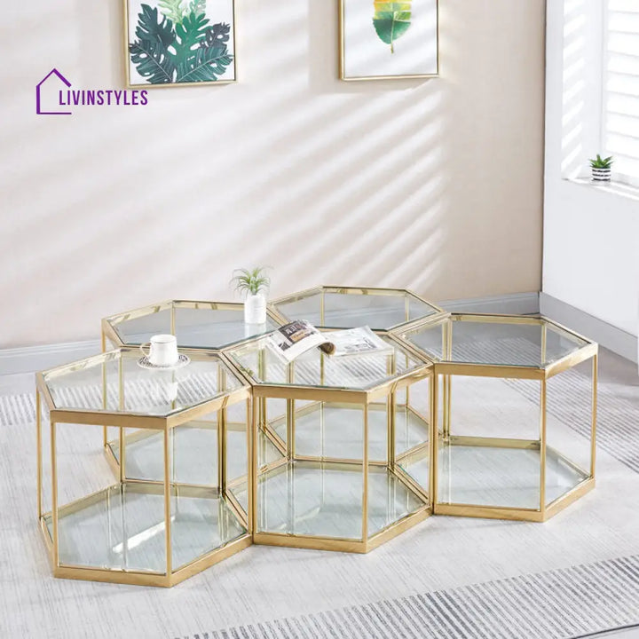 Sujata Iron Coffee Table For Living Room