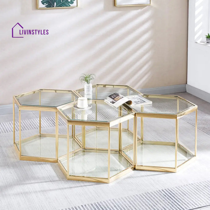 Sujata Iron Coffee Table For Living Room
