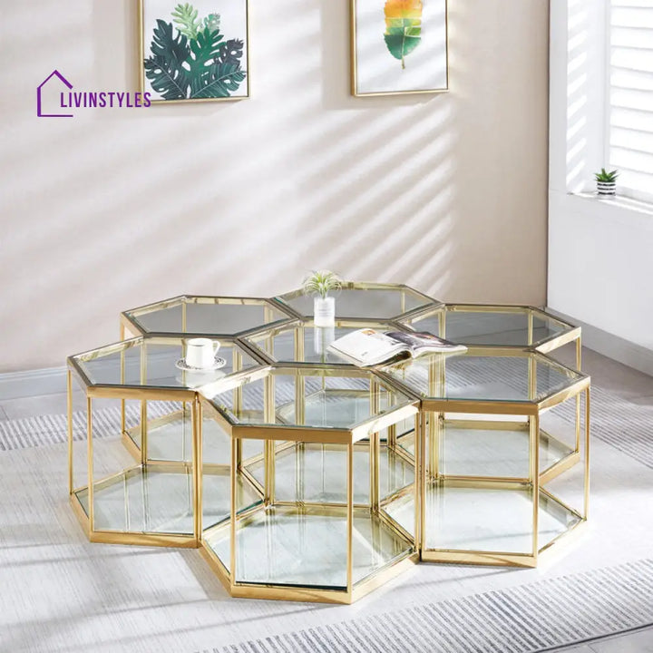 Sujata Iron Coffee Table For Living Room