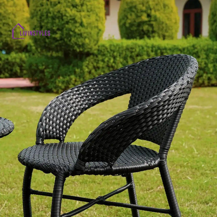 Sumire 3-Piece Outdoor Rattan Wicker Patio Bistro Set - Patio Set