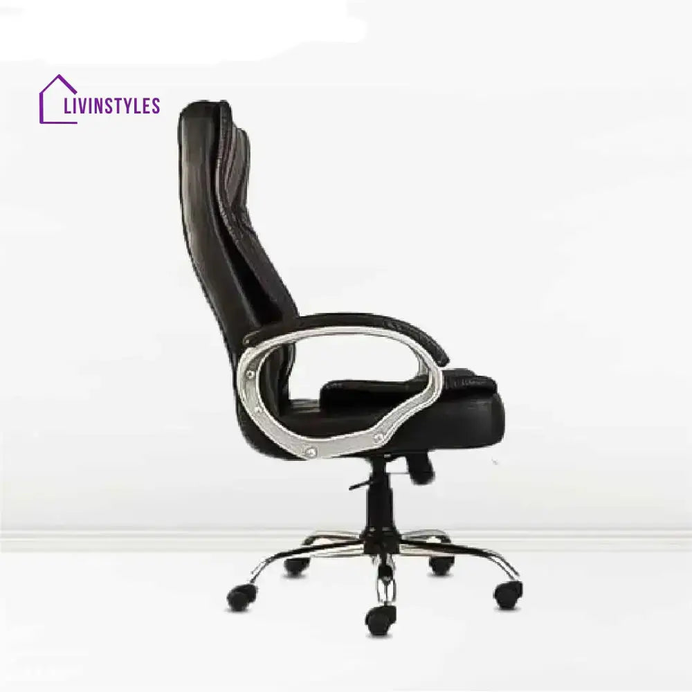 Supreme Throne Black Armrest Boss Chair