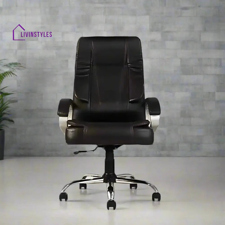 Supreme Throne Black Armrest Boss Chair