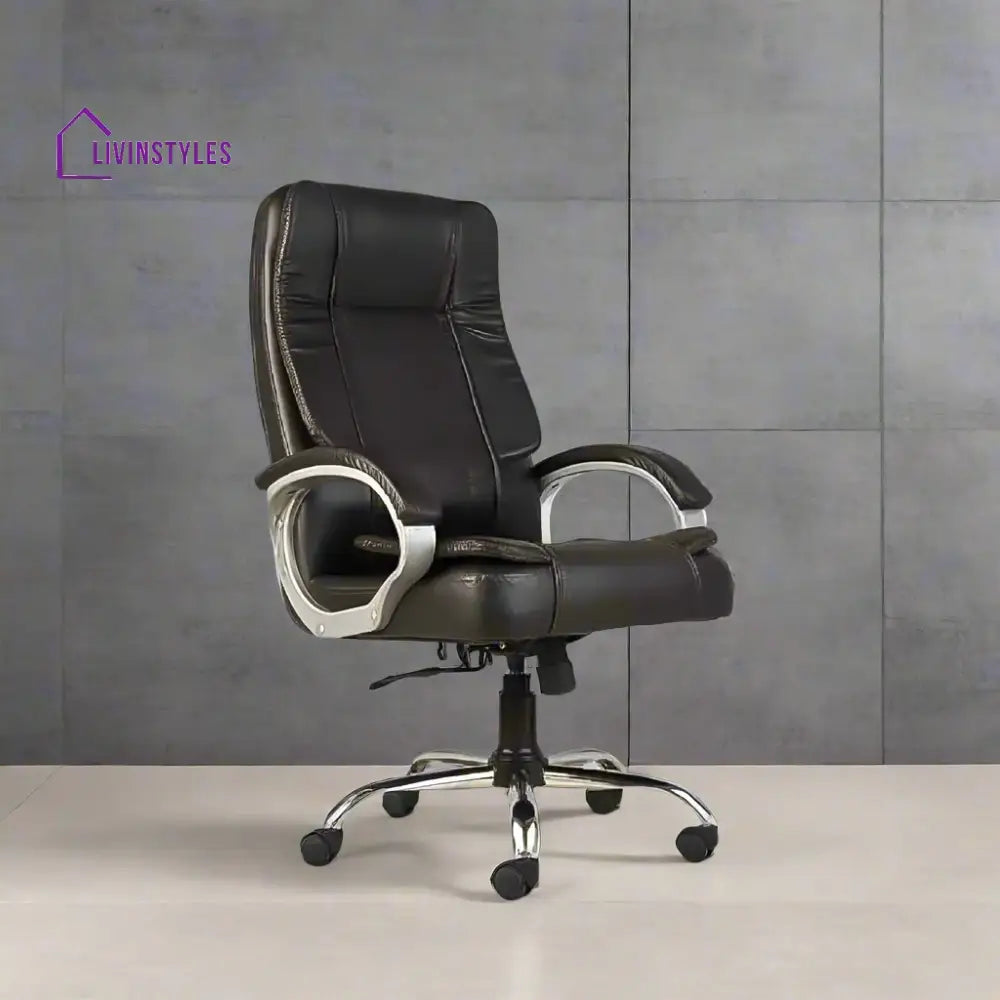 Supreme Throne Black Armrest Boss Chair