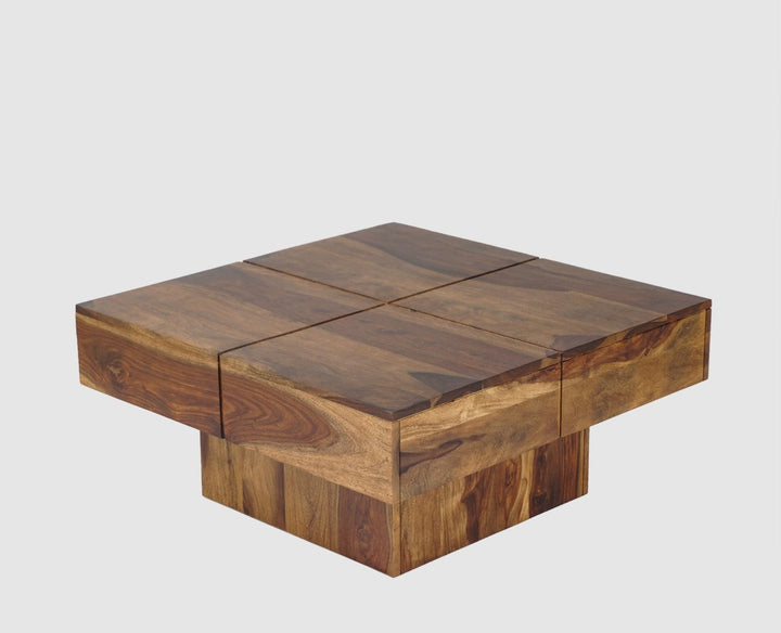 Antonina Sheesham Wood Square Coffee Table