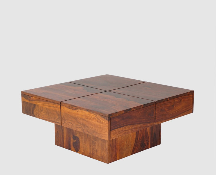Antonina Sheesham Wood Square Coffee Table