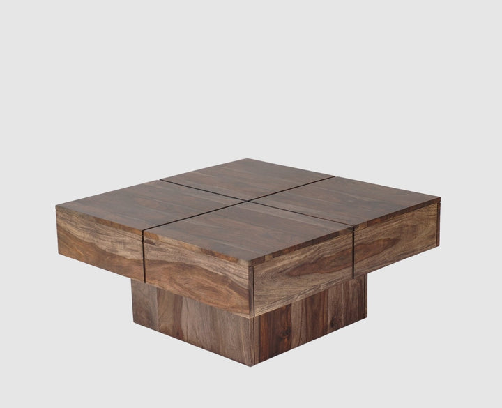 Antonina Sheesham Wood Square Coffee Table