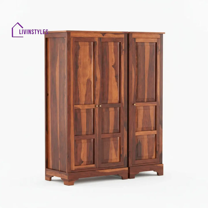 Susana Sheesham Wood 3 Door Wardrobe