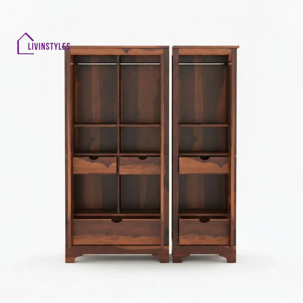Susana Sheesham Wood 3 Door Wardrobe