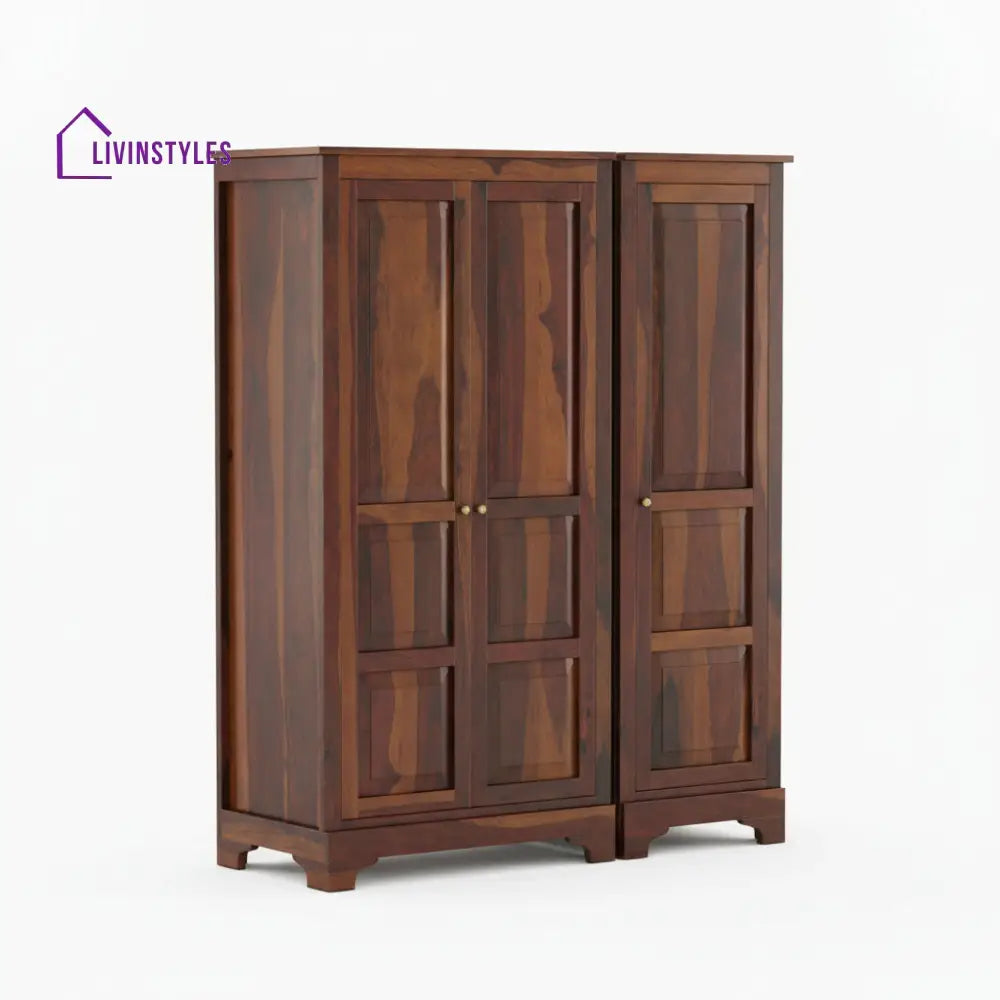 Susana Sheesham Wood 3 Door Wardrobe