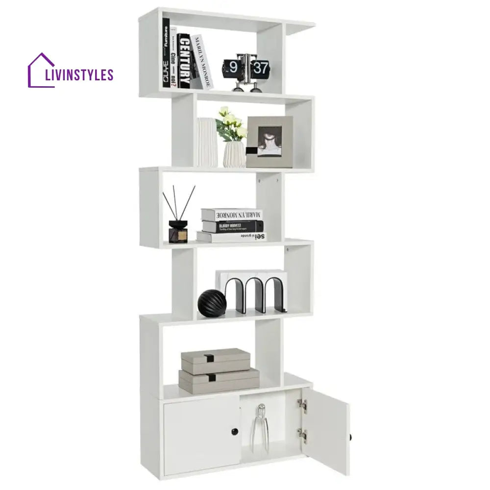 Svetlana Engineered Wood Bookshelves | Bookshelf for Living Room | Bedroom | Drawing Room | Study Room