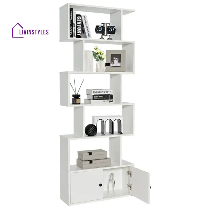 Svetlana Engineered Wood Bookshelves | Bookshelf for Living Room | Bedroom | Drawing Room | Study Room