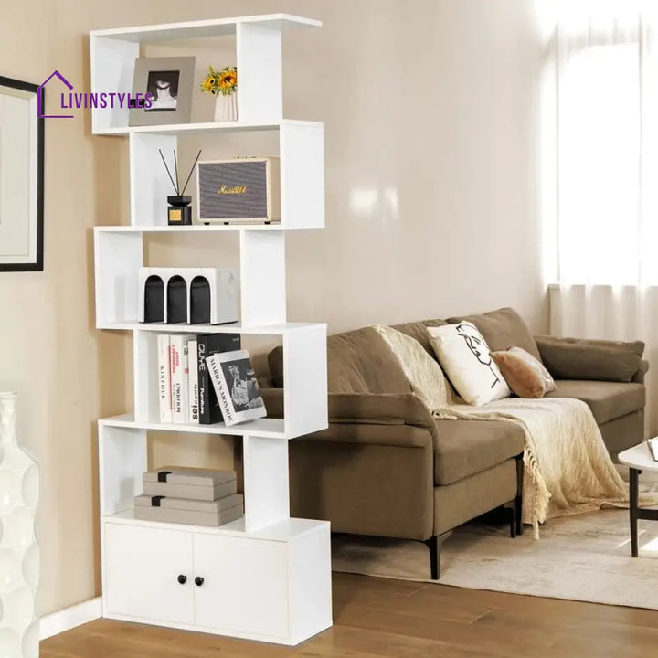 Svetlana Engineered Wood Bookshelves | Bookshelf for Living Room | Bedroom | Drawing Room | Study Room