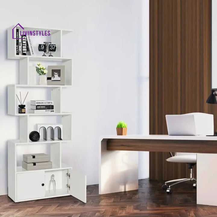 Svetlana Engineered Wood Bookshelves | Bookshelf for Living Room | Bedroom | Drawing Room | Study Room